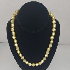 Gold Pearl Necklace